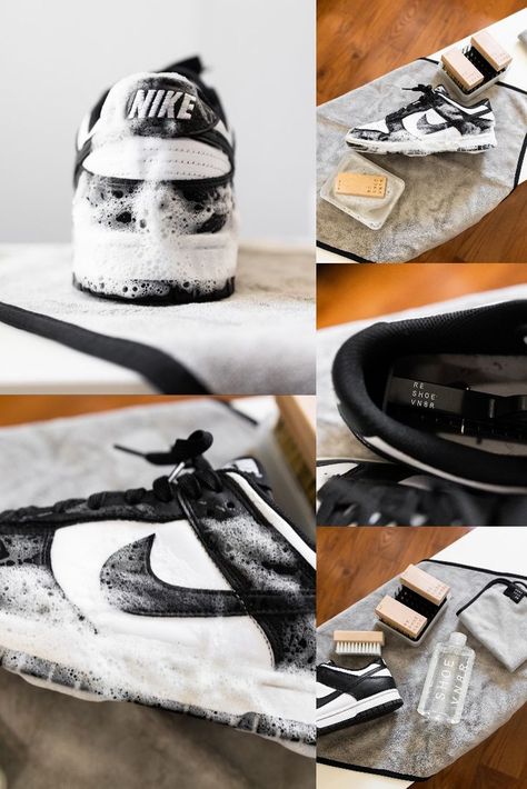 Keep your Panda Dunks clean with the best sneaker cleaner on the market! Cleaning Sneakers, Yeezy Balenciaga, Sneaker Cleaning, Panda Dunks, Sneakers Wallpaper, Sneaker Cleaner, Shoe Cleaner, Best Sneaker, Shoe Cleaning