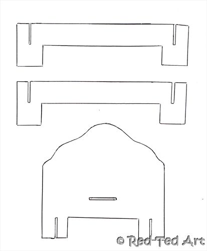 Paper Doll Template | Fabric left overs and (cotton wool) stuffing for pillows and duvet Ikea Dollhouse, Cardboard Dollhouse, Red Ted Art, Modern Dollhouse Furniture, Dollhouse Bed, House Template, Doll Furniture Diy, Paper Doll House, Diy Barbie Furniture