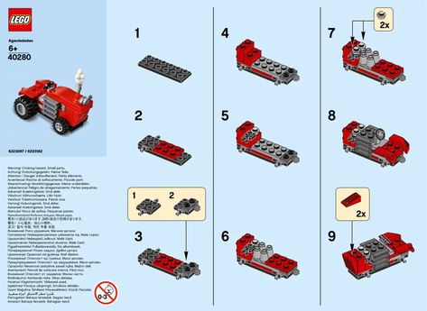 Lego Tractor, Free Lego, Lego Activities, Lego Store, Creative Box, Boy Stuff, Lego Builds, Building Instructions, Lego Instructions