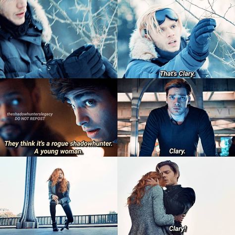 Clace Shadowhunters, Alec And Jace, Clary Y Jace, Shadowhunters Season 3, Jace Herondale, Harry Shum Jr, Walking Meme, Shadowhunters Series, Clary And Jace