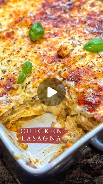 Taghrid Ahmad on Instagram: "Okay my family have rated this chicken lasagna over the traditional beef lasagna, that’s a big call!! It was full of flavour,  full of veggies, just as cosy, cheesy & gooey just like the OG but with chicken! This one’s also great if you can’t stomach tomato based sauces. We loved it 😋 here’s the recipe!   Chicken Lasagna   Chicken Filling:  1kg chicken breast, cubed into small 2cm pieces @akarmeats  1 onion, finely chopped  1 large carrot, diced small  2 celery stems, diced small  200g button mushrooms, sliced  4 garlic cloves, crushed  1 tablespoons garlic powder  1 tablespoon onion powder  1 tablespoon Italian herb blend  1 teaspoon sweet paprika  2 heaped tablespoons cream cheese  1 cup chicken stock  Béchamel:  100g unsalted butter 3 heaped tablespoons pla Lasagna Chicken Recipe, Lasagna Recipe With Chicken, Chicken Lasagne Recipes, Chicken Fettucini, Easy Chicken Spaghetti Recipe, Lasagna Chicken, Easy Chicken Spaghetti, Chicken Lasagne, Chicken Lasagna Recipe