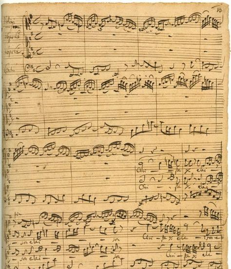 Johann Sebastian Bach ~ Mass in B Minor Like much of Bach's music this piece may not have ever been performed in his life time. Bach Music, Music Manuscript, B Minor, Johann Sebastian Bach, Sebastian Bach, Music Composition, Music Artwork, Music School, Music Images