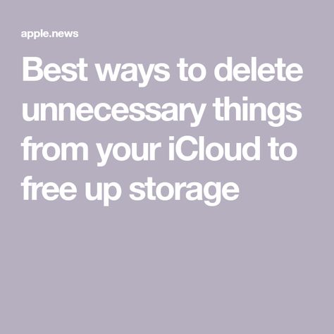 Best ways to delete unnecessary things from your iCloud to free up storage Iphone Touch, Iphone Upgrade, Digital Clutter, Library App, Iphone Info, Iphone Storage, Iphone Tips, Apple Apps, Tv App