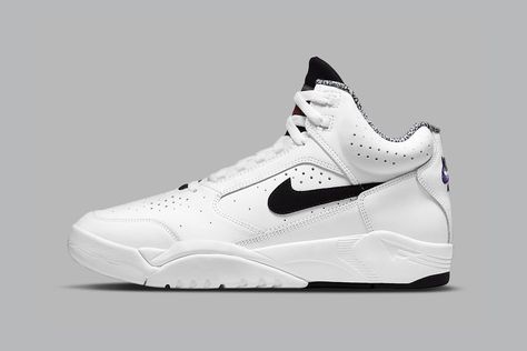 Nike Air Flight Lite Mid DJ2518-100 Release Date | Nice Kicks Nike Air Flight Lite Mid, Flight Logo, Chris Mullin, Nike Flight, Nike Air Flight, Air Flight, Scottie Pippen, Sneaker Release, Walker Shoes