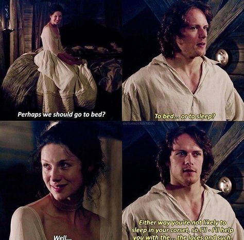 to bed or to sleep? Dragonfly In Amber, Jamie And Claire, To Sleep, Outlander, Amber, Sleep, Log In, Log, Instagram Posts