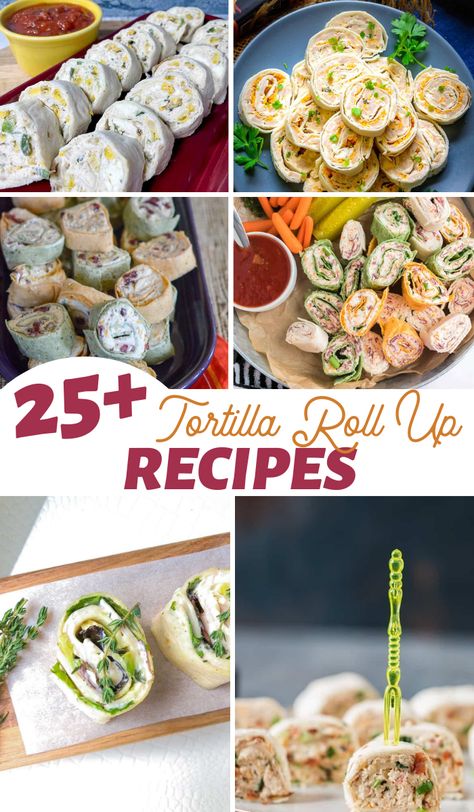 Tortilla Roll-Up Recipes are perfect for pinwheel recipe ideas. They make great party appetizers in a short amount of time! #easyrecipe #appetizers #rolluprecipes Tortilla Wraps Pinwheels, Taco Roll Ups Tortilla, Tortilla Roll Up Recipes, Roll Ups Tortilla Pinwheels, Tortilla Appetizers, Roll Up Recipes, Tortilla Roll Ups Appetizers, Tortilla Roll Up, Picnic Board