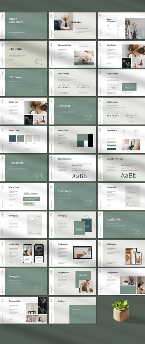 Brand Guidelines Presentation Template for Adobe InDesign Presentation Page Design, Brand Manual Design Layout, Indesign Presentation Layout, Adobe Indesign Ideas, Indesign Layout Inspiration, Indesign Layouts, Brand Guidelines Presentation, Best Presentation Templates, Logo Guidelines