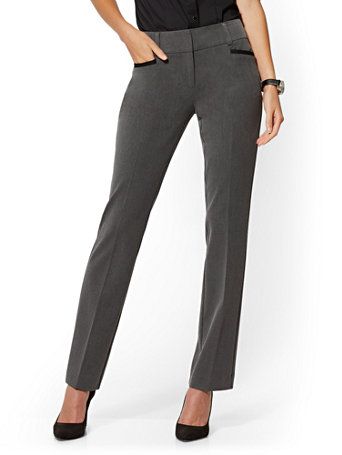 NY&C: Tall Straight-Leg Pant - Signature Fit - Superstretch - 7th Avenue Stylish Eve Outfits, Professional Chic, Teacher Outfits Fall, Stylish Eve, Company Website, Mens Fashion Casual Outfits, Nautical Fashion, Casual Work Outfits, Professional Outfits