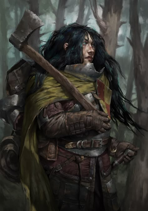 ArtStation - 165, Paul Shut Gnc Women, Female Knights, Npc Rpg, Fantasy Humans, Pathfinder 2e, Character Studies, Warhammer Fantasy Roleplay, Heroic Fantasy, Rpg Characters