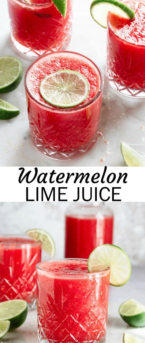 Leftover Watermelon Recipes, Watermelon Lime Juice, Leftover Watermelon, Ripe Watermelon, Blender Drinks, Canned Juice, Cut Watermelon, Fresh Watermelon, Watermelon Recipes