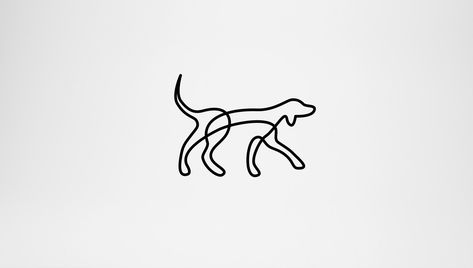 Hound Dog Tattoo, Hound Tattoo, Bavarian Mountain Hound, Branding Concept, Dog Outline, Plott Hound, Bff Tattoos, Ted Lasso, Line Art Tattoos