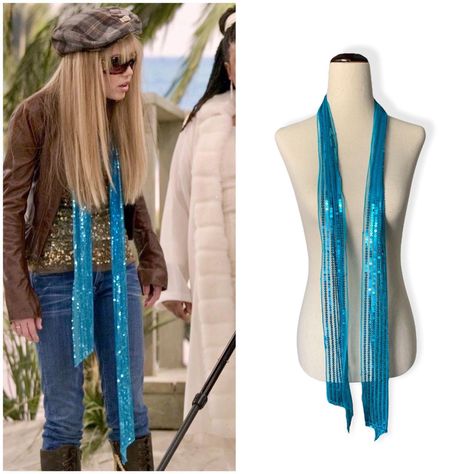 Hannah Montana Scarf, Hannah Montana Clothes, Hannah Montana Aesthetic, Hannah Montana Outfits, Hannah Montana Costume, Montana Aesthetic, Celebrity Clothing, Y2k Princess, Halloween Couple