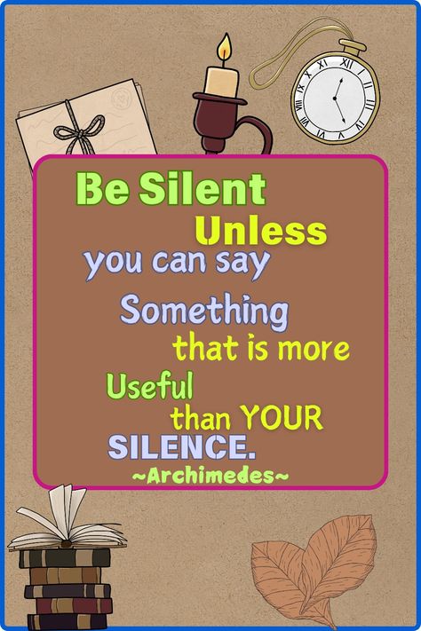 Use your power wisely 🦉🦉 Be Silent Quotes, Being Silent Quotes, Being Silent, Silent Quotes, Be Silent, Quotes Inspiring, Do Anything, Inspirational Words, Motivational Quotes