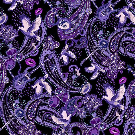 Paisley-Prince-Songbook-design-by-Patrick-Moriarty | Flickr Prince Purple, Prince Art, Paisley Park, Paisley Fabric, Prince Rogers Nelson, Hippie Wallpaper, Music Design, Design Drawing, Purple Rain