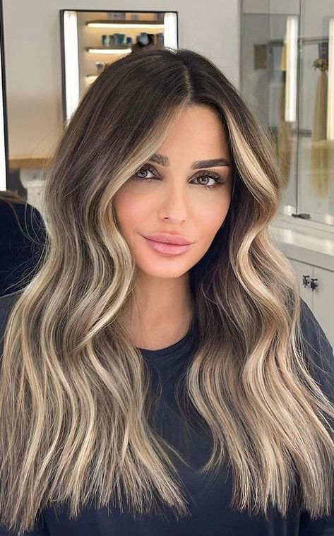 Bang Hairstyles, New Hair Color Trends, Blonde Hair With Roots, Basic Questions, Balayage Hairstyles, Brunette Hair With Highlights, Spring Hair Color, Brown Hair With Blonde Highlights, Brown Hair Balayage