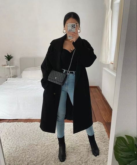 Mantel Outfit, Mode Ulzzang, Winter Fashion Outfits Casual, Cold Outfits, Tumblr Outfits, Causual Outfits, 1 Or 2, Casual Winter Outfits, Edgy Outfits