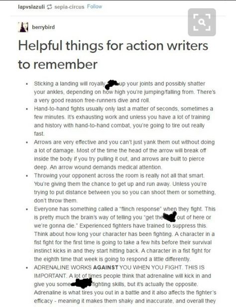 Sloppily censored writing post by yours truly. Part 1. Sudden Collapse Writing, Scenes To Include In Your Book, Writing Sound Effects, Action Scene Writing, Writing Interrogation Scenes, Action Writing Tips, How To Write Action Scenes, Domestic Writing Prompts, Writing Action Scenes