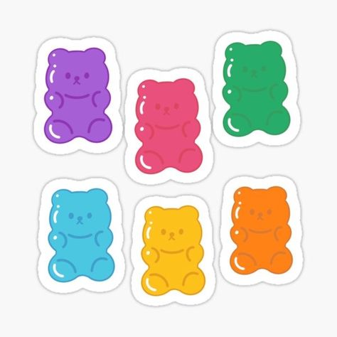 Gummy Bear Gifts & Merchandise for Sale | Redbubble Gummy Bear Aesthetic, Rainbow Gummy Bears, Bear Aesthetic, Gummy Bear, Bear Stuffed Animal, Bear Design, Bear Cartoon, Gummy Bears, Aesthetic Stickers