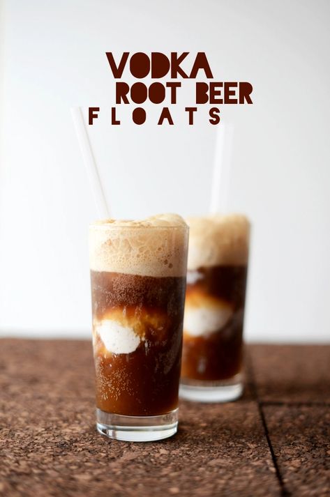 Natural Soda, Root Beer Floats, Minimalist Baker, Beer Float, Ice Cream Floats, Coconut Ice, Coconut Ice Cream, Root Beer Float, Vodka Drinks