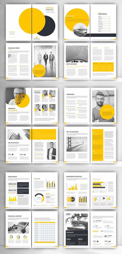 Booklet Design Layout, Annual Report Layout, Book Design Templates, Report Design Template, Booklet Layout, Brochure Design Layouts, Report Layout, Mises En Page Design Graphique, Business Brochure Design