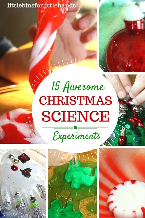 Christmas science activities and Christmas experiments for kids. Try classic science experiments with holiday themes for hands-on learning. Christmas STEM Christmas Science Experiments For Kids, Christmas Science Activities, Christmas Science Experiments, Holiday Science, Science Experiments For Kids, Christmas Science, Christmas Stem, Experiments For Kids, Kid Experiments