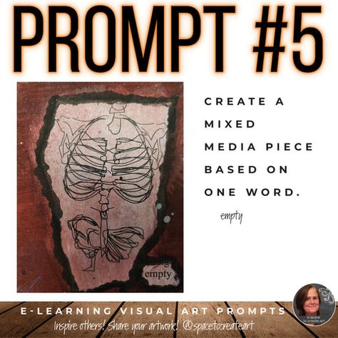 Visual Art Prompts for Remote Learning – A Space to Create Art Sketchbook Prompts, Sketchbook Assignments, High School Art Lessons, High School Art Projects, Art Lessons Middle School, Art Assignments, Disney Art Drawings, Art Curriculum, Remote Learning