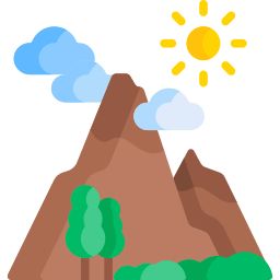 Ecosystem Drawing Easy, Easy Mountain Drawing, Ecosystem Drawing, Mountain Drawing, Drawing Easy, Animated Icons, Icon Download, All Icon, Icon Font