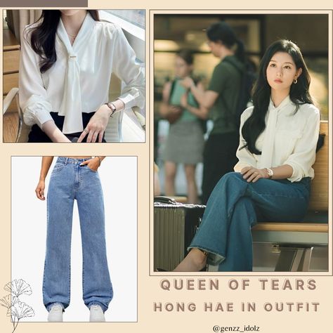 K-drama Korean fashion inspired outfit K Drama Inspired Outfits, K Drama Outfits, Kdrama Outfits, Modest Girly Outfits, Sophisticated Outfits, Korean Casual Outfits, Korean Casual, K Drama, Pretty Clothes