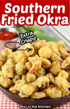 Deep Fried Okra Recipe, Fried Okra Recipe Easy, Fried Okra Recipe Southern, Easy Fried Okra, Okra Dishes, Fried Okra Recipe, Southern Fried Okra, Fresh Okra, Top Dinner Recipes