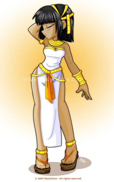 Egypt Clothes, Egyptian Goddess Costume, Egyptian Outfit, Egypt Girls, Ancient Egypt Fashion, Egyptian Goddess Art, Idea To Draw, Comic Costume, Egyptian Clothing