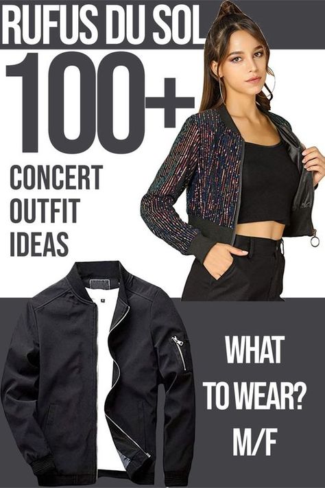 Need an outfit for a Rufus Du Sol concert? We got you, we gathered over 100 cute, cool, stylish outfits, so you can easily create your ideal concert outfit! Luis Miguel Concert Outfit Ideas, Luis Miguel Concert Outfit, Rufus Du Sol Concert Outfit, Miguel Concert, Concert Dress Outfit, Rufus Du Sol, Concerts Outfits, Jazz Concert, Concert Dresses