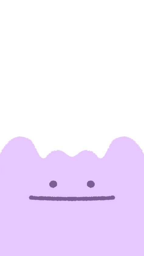 Ditto Wallpaper Iphone, Cute Aesthetic Wallpaper Iphone, Purple Cute Wallpaper, Ditto Wallpaper, Cute Purple Wallpapers, Purple Monster, Purple Cute, Pokemon Backgrounds, Wallpaper Purple