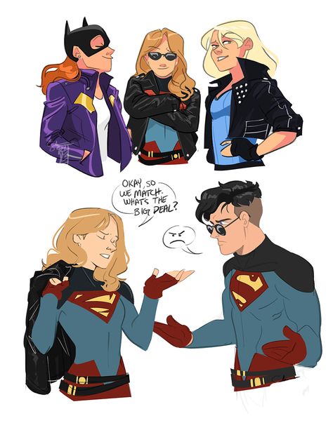 'Tis a Silly Place Kon Fan Art, 90s Superboy, Super Family, Not Amused, Dc Comics Characters, Girl Superhero, Detective Comics, Dc Characters, Marvel Vs