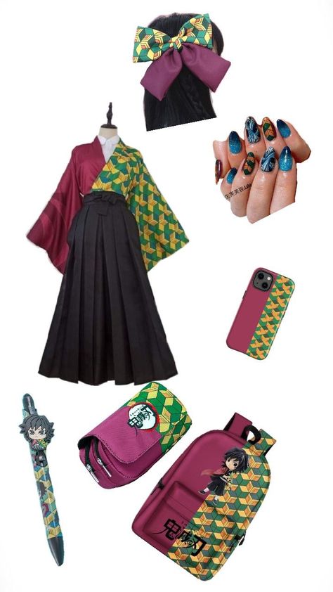 Demon Slayer Outfit Ideas, Demon Slayer Clothes, Chinese Fancy Dress, Tomioka Giyuu, Modest Dresses Casual, Anime Inspired Outfits, Pull Sweat, Cosplay Outfits, Anime Inspired