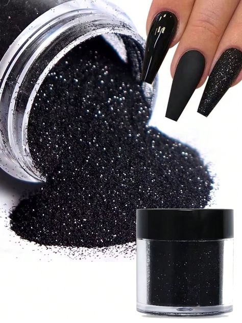 Glitter Nails Diy, Nail Art Powder, Salon Gifts, Nail Art Glitter, Nail Art Jewelry, Liquid Nails, Glitter Flowers, Shiny Nails, Winter Nail Art