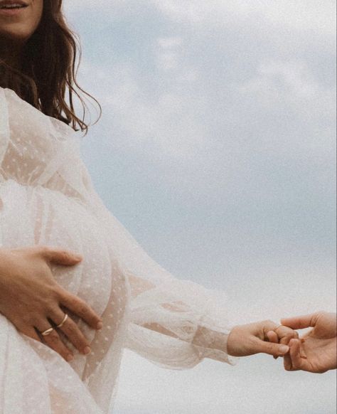 Neutrals Maternity Shoot, Detailed Maternity Photos, Famous Maternity Photos, Bible Maternity Pictures, European Maternity Shoot, Kaley From Kansas Maternity, Maternity Photography Cloudy Day, Conservative Maternity Photos, Maternity Photo Shoot Ideas Waterfall