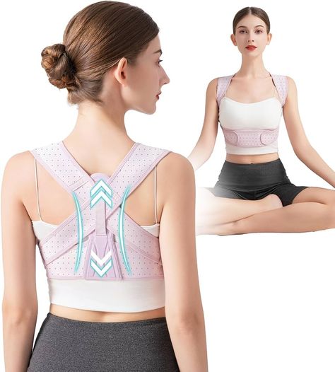 Amazon.com: NLNYCT Posture Corrector For Women, Adjustable Back Brace For Posture, Back Posture Corrector Providing Pain Relief From Lumbar, Neck, Shoulder, And Clavicle, Back (S/M Upper Waist 25-36 Inch) : Health & Household Back Brace For Posture, Posture Correction Brace, Tighten Neck Skin, Posture Corrector For Women, Back Posture, Back Posture Corrector, Back Brace, Posture Corrector, Posture Correction