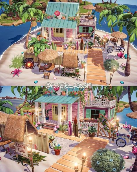 Dreamlight Valley Arcade, Dream Light Valley Design Ideas, Dream Light Valley Dazzle Beach Ideas, Sims 4 Disney House, Ddv Decor Ideas, Dream Light Valley Beach Ideas, Dazzle Beach Ideas Dreamlight Valley, Ddv Dazzle Beach Ideas, Dream Valley Disney