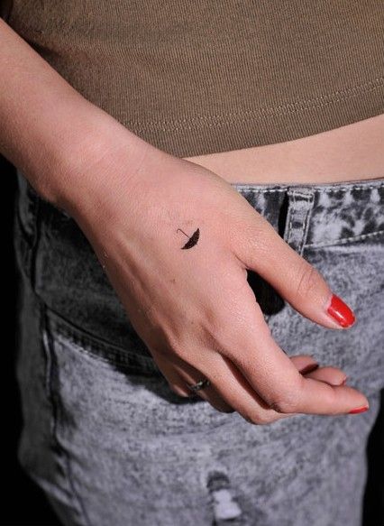 Mini Umbrella Tattoo, Tiny Umbrella Tattoo, Umbrella Academy Tattoo, Small Tattoo With Meaning, Eiffel Tower Tattoo, Tattoo With Meaning, Tower Tattoo, Umbrella Tattoo, Seattle Tattoo