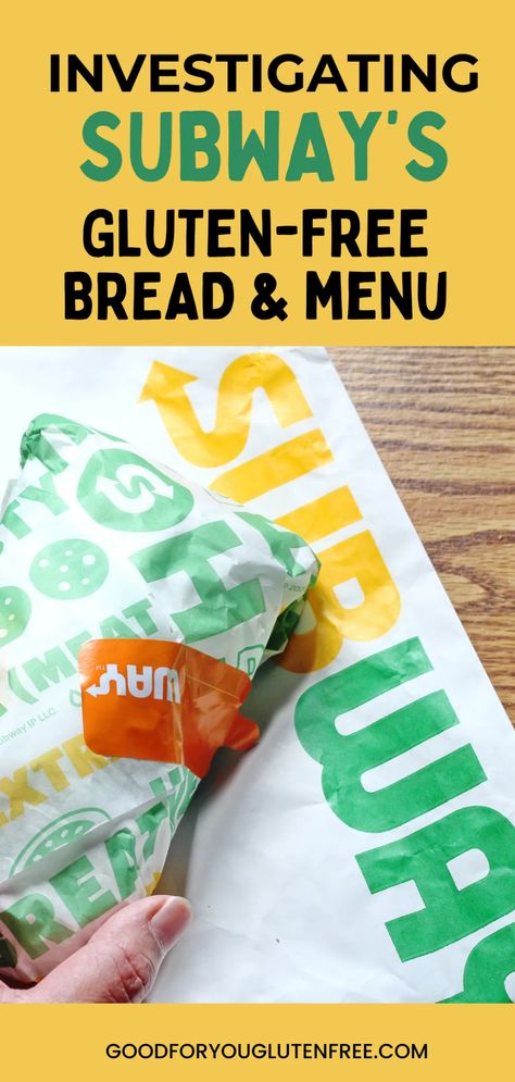 Curious is Subway offers gluten-free bread or has a gluten-free menu? celiac disease Celiac Awareness, Gluten Free Menu, Healthy Gluten Free Recipes, Free Living, Create Awareness, Healthy Gluten Free, Gluten Free Bread, Healthy Living Tips, Fitness Diet