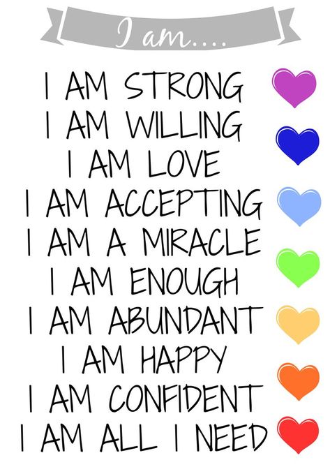 I Am Quotes, I Am Affirmations, Affirmations For Kids, I Am Loving, I Am Strong, Positive Self Affirmations, Positive Words, Daily Affirmations, Affirmation Quotes