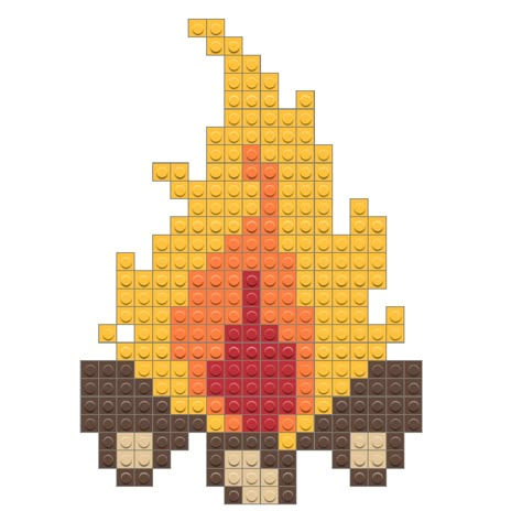 Camping Cross Stitch Patterns, Cross Stitch Camping, Tiny Cross Stitch, Fuse Bead Patterns, Quick Stitch, Minecraft Pixel Art, Cross Stitch Bookmarks, Mini Cross Stitch, Bobble Stitch