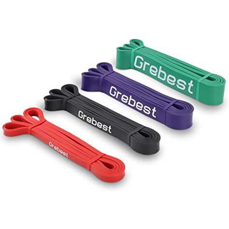 Grebest Heavy Duty Resistance Band, Pull UP Assist Bands Workout Resistance Bands for Body Stretching Powerlifting Mobility SINGLE BAND or SET >>> Read more reviews of the product by visiting the link on the image. (This is an affiliate link) #exercisebands Bands Workout, Body Stretching, Exercise Band, Exercise Bands, Body Stretches, Office Gym, Fitness Accessories, Pilates Princess, Resistance Workout