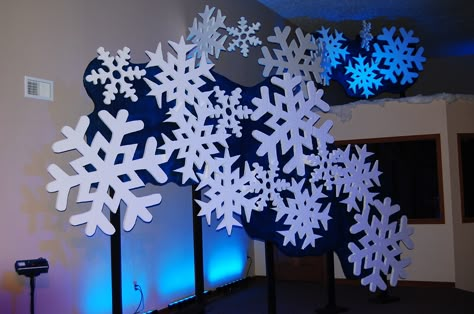 1000+ images about church stage designs on Pinterest | Church Stage Design, Stage Design and Church Stage Concert Decorations, Arctic Vbs, Christmas Stage Design, Frozen Jr, Christmas Stage, Stage Design Ideas, Snowflakes Falling, Winter Ball, Stage Designs