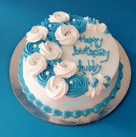 Blue Colour Cake Designs, Sheet Cake Designs, Religious Cakes, Gulab Jamun, Magic Cake, Different Cakes, Colorful Cakes, Cake Designs Birthday, Home Baking