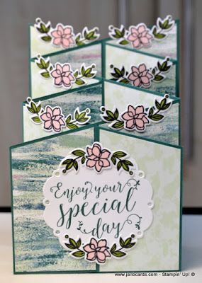 Cascade Cards, Cascading Card, Card Sketches Templates, Fancy Fold Card Tutorials, Tri Fold Cards, Birthday Cards For Women, Interactive Cards, Spring Cards, Fancy Fold Cards