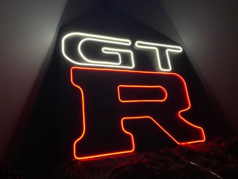 Car Neon Sign, Car Symbols, Neon Car, Illuminated Signs, Exclusive Cars, Car Wall Art, Light Eyes, Neon Glow, Life Words