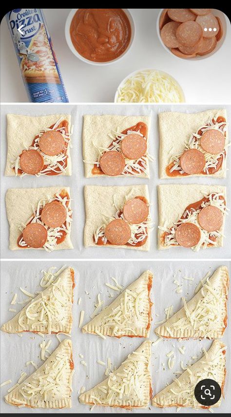 Homemade Pizza Pockets, Pizza Pocket, Pizza Pockets, Bistro Food, Italian Food Recipes, Catering Ideas Food, Easy Pizza, Homemade Drinks, Easiest Apples