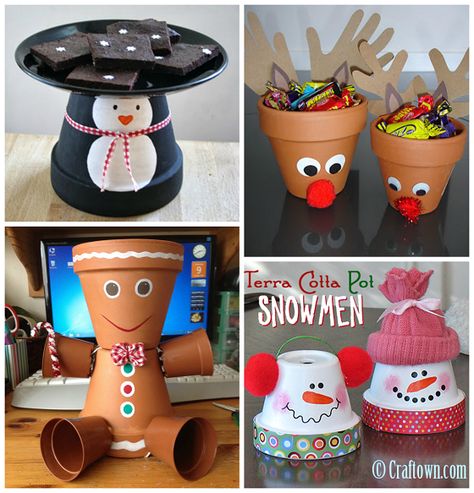 I don’t know about you guys but here in Minnesota, there are a few inches of snow on the ground! The last thing you would think of using for crafts are terracotta flower pots but you can make so many Christmas art projects with them! :-) Here I have listed my favorites, just click on … Crafty Morning, Christmas Art Projects, Terra Cotta Pot, Terra Cotta Pot Crafts, Christmas Pots, Pot Crafts, Flower Pot Crafts, Christmas Clay, Clay Pot Crafts