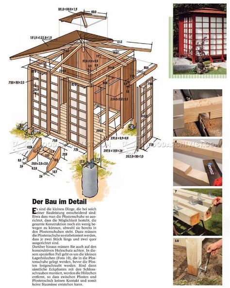 Courtyard Japanese, Japanese Tea House Plans, Japanese Tiny House, Tea House Design, Modern Japanese House, Japanese House Design, House Design Plans, Japanese Tea House, House Plans With Pictures